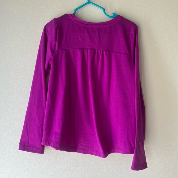 🌼 5/$25 Athletic Works Long Sleeve Sports Graphic Tee Pink Purple Size XS 4-5 - Picture 7 of 8